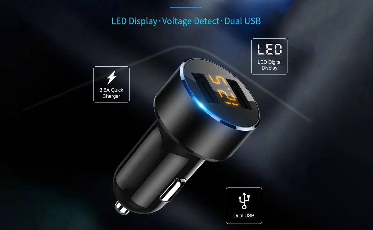 Portable 3.1A Dual USB Charger