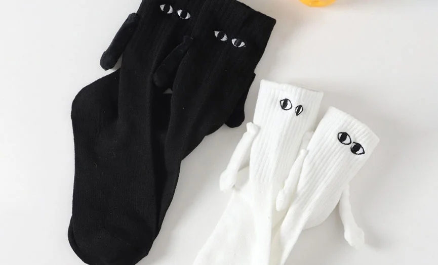 Novelty Magnetic Eye Socks for Couples