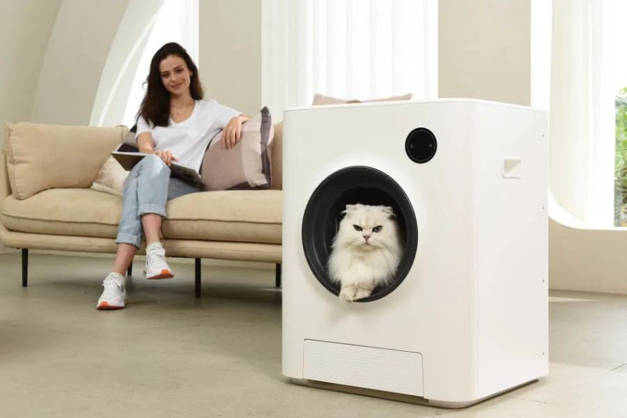 cat robot litter