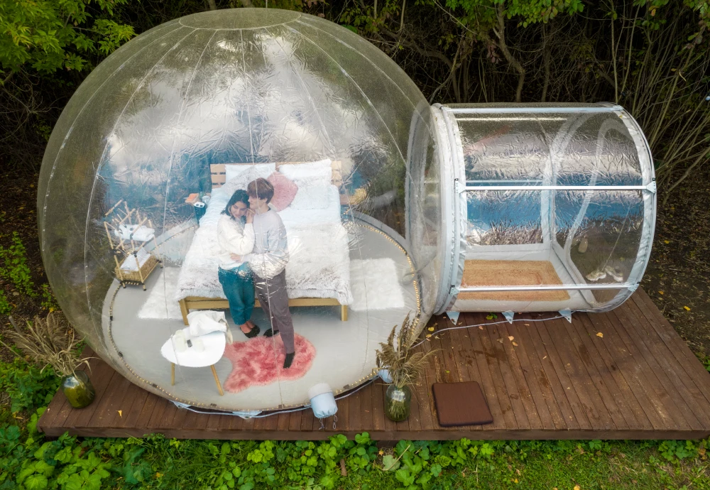 outdoor see through bubble tent